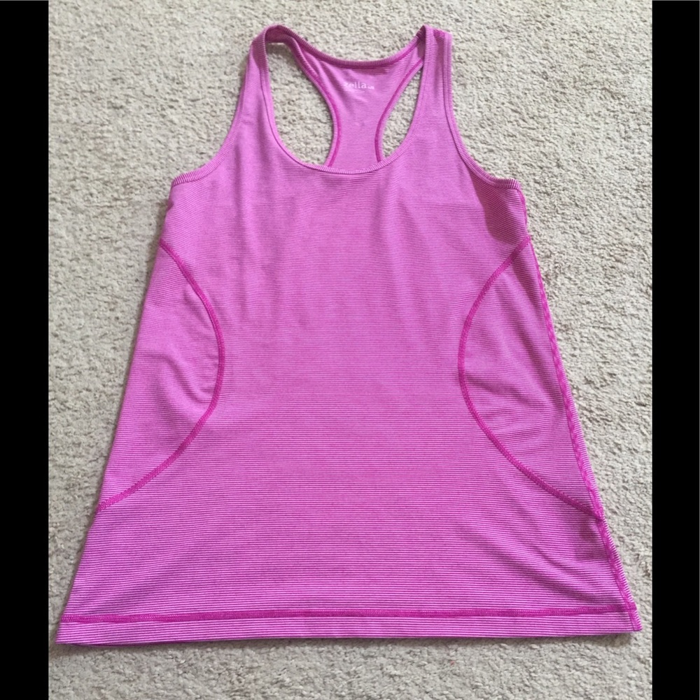 2/$15 💜 Zella hot pink running shirt